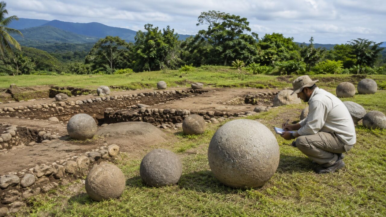 As esferas do Delta do Diquís em contexto arqueológico