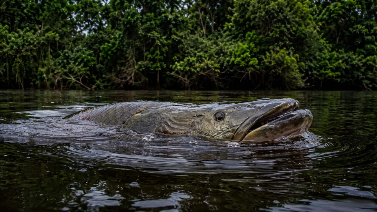 Peixe de água doce cresce como monstro, sobe à superfície e caça aves, mamíferos e outros peixes em ataques rápidos