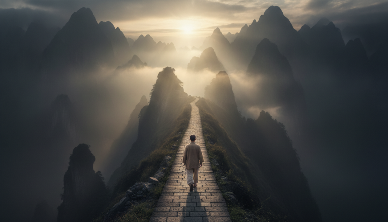 Provérbio chinês do dia, do Tao Te Ching: “uma viagem de mil quilômetros começa com um único passo”. Lições sobre começo, constância e o erro de esperar o momento perfeito