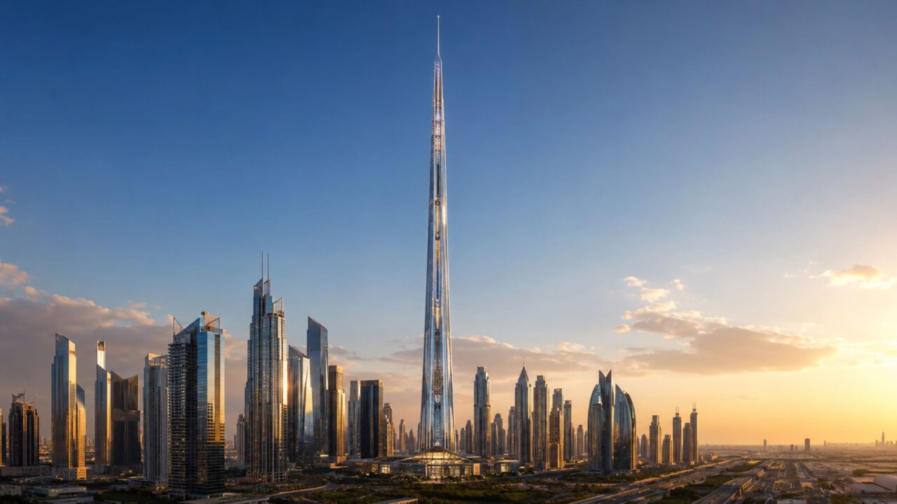 Arranha-céu em Dubai de 800 metros promete ser 3 vezes mais leve e usa IA para desafiar o peso das megatorres