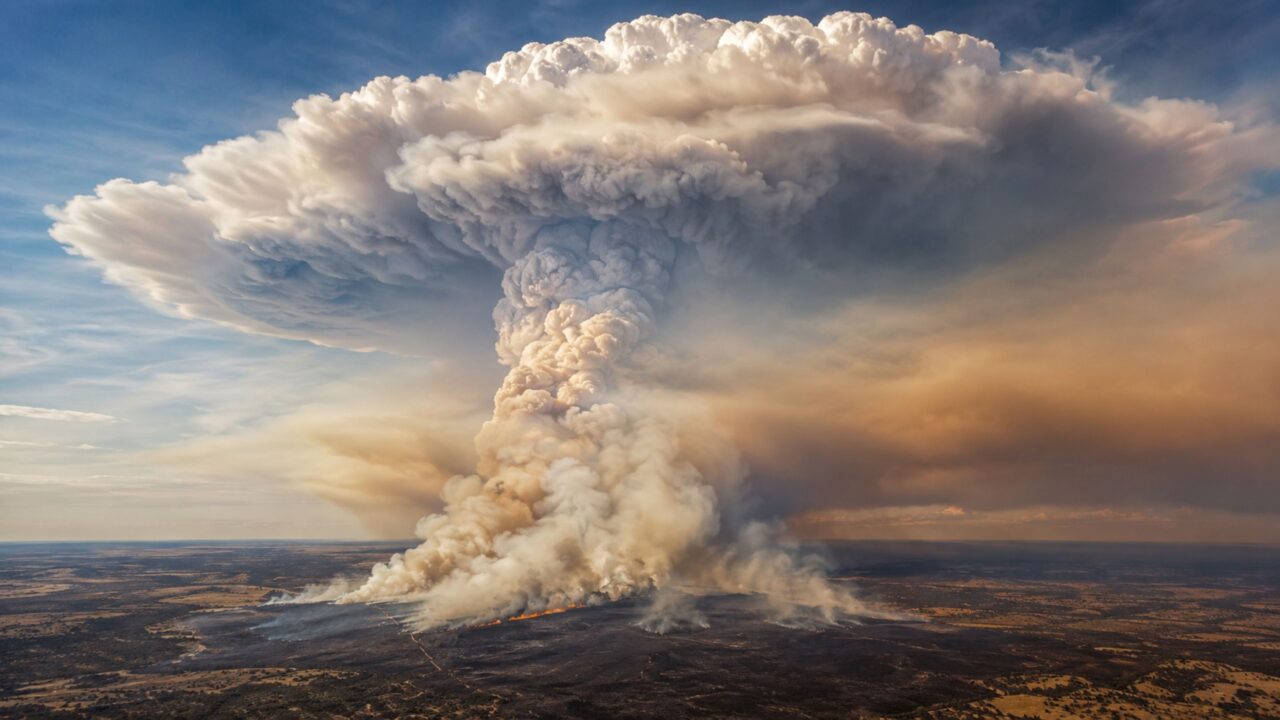 Fumaça extrema alcançou camadas altas da atmosfera