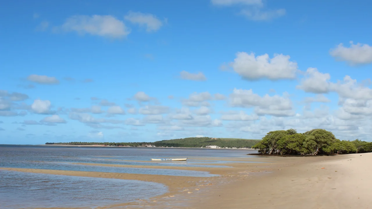 Barra de São Miguel, Alagoas Vila alagoana a 30 km de Maceió transforma o mar em piscina natural gigante graças a uma barreira de corais rara no litoral do Nordeste e vira porta de entrada da Praia do Gunga
