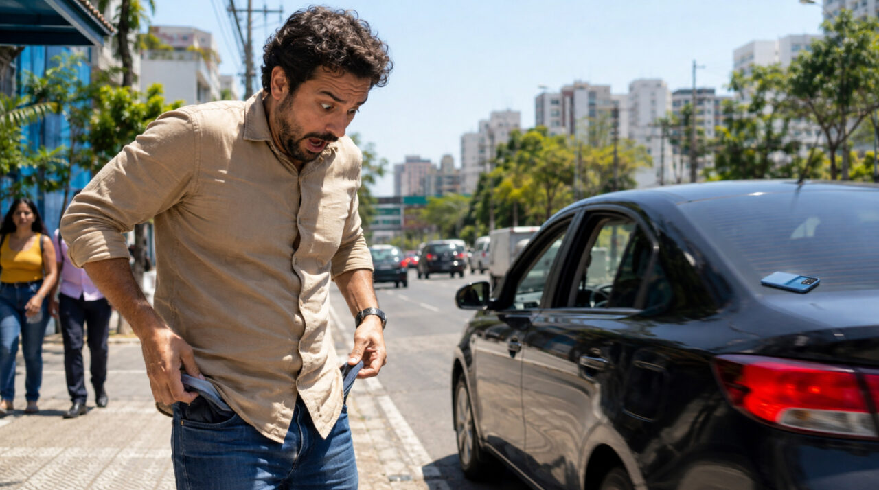 Passageiro esquece iPhone de R$ 6 mil no banco de trás do carro de aplicativo e descobre, em desespero, que a plataforma não se responsabiliza por objetos perdidos após a corrida