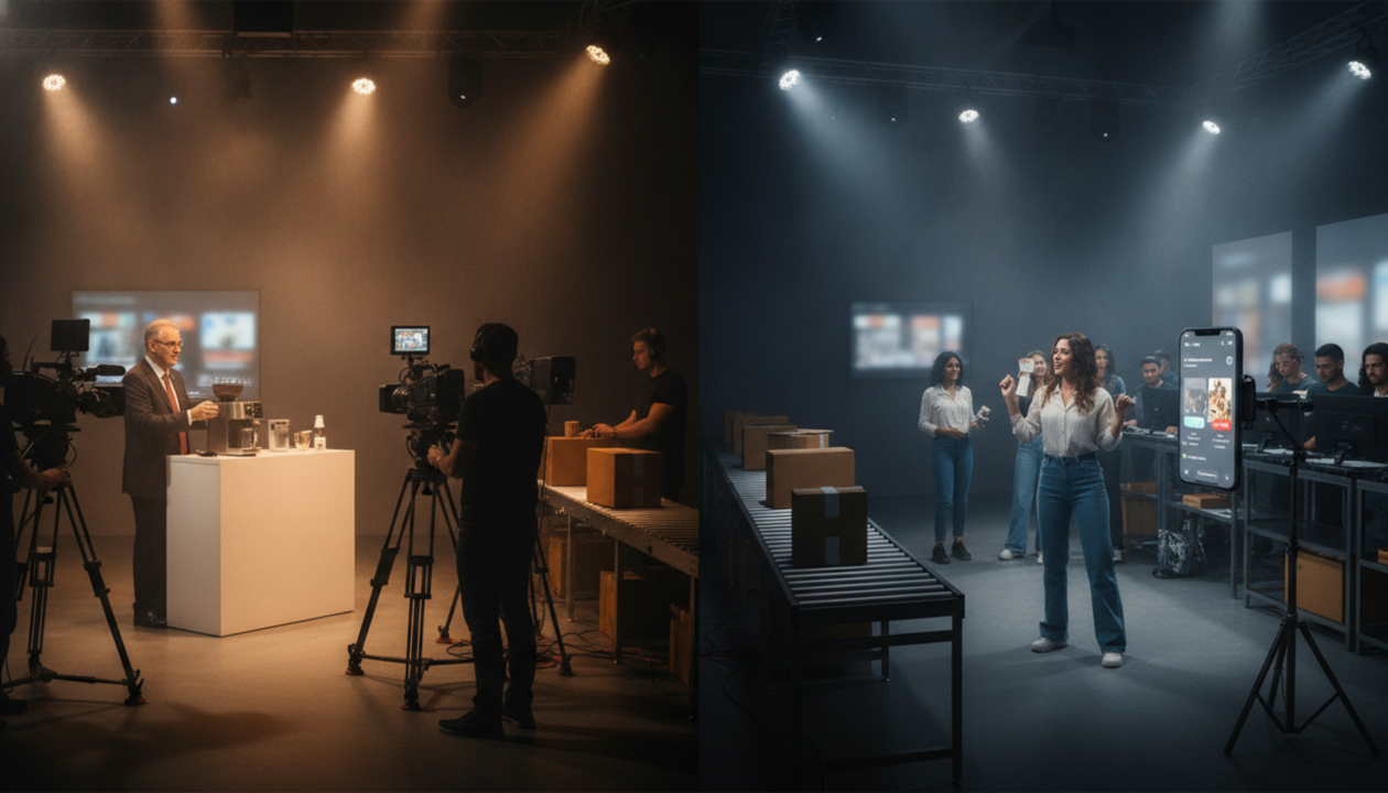 Gigante das vendas por TV sai da falência e aposta o futuro em concorrer com TikTok Shop dentro do próprio TikTok