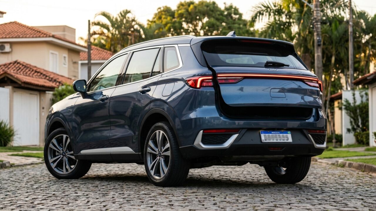Ao rebater os bancos este SUV passa de 448 para 1.422 litros e ainda entrega 169 cv com câmbio de sete marchas