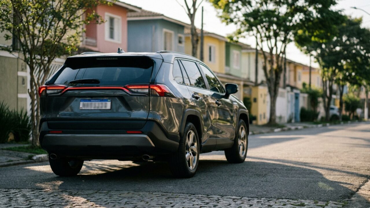 Fazendo até 15,3 km/l na cidade este SUV híbrido oferece tração integral e cobertura do sistema por até 10 anos ou 200 mil km