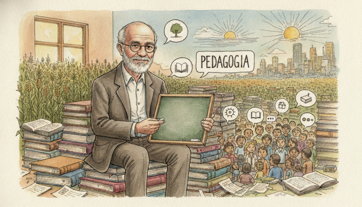 Paulo Freire: “Os homens se educam entre si, mediatizados pelo mundo”. O livro mais citado do brasileiro mais citado nas ciências sociais