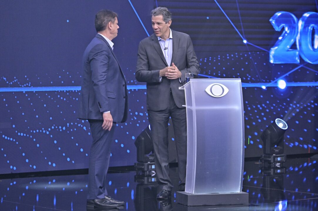 Debate da Band entre Tarcísio e Haddad perde para João Kleber