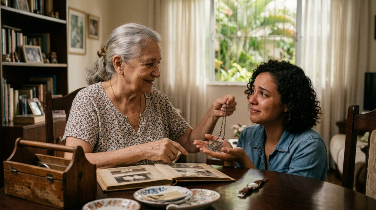 A psicologia diz que, quando pessoas com mais de 70 anos começam a doar suas coisas (louças, ferramentas, anéis), elas não estão se livrando de objetos desnecessários