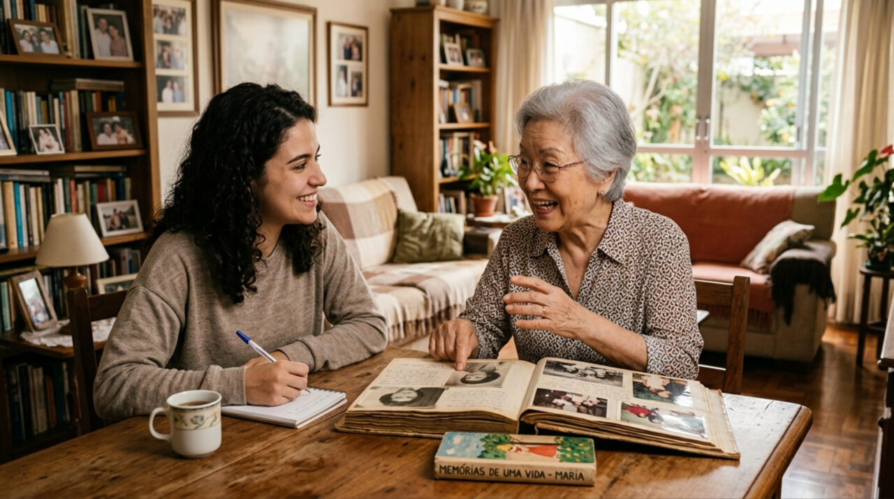 A psicologia diz que quando pessoas com mais de 75 anos contam as mesmas histórias várias vezes, elas não estão perdendo a memória; Pesquisadores chamam isso de revisão de vida, e estão fazendo a edição final de qual versão deles mesmos é preservada