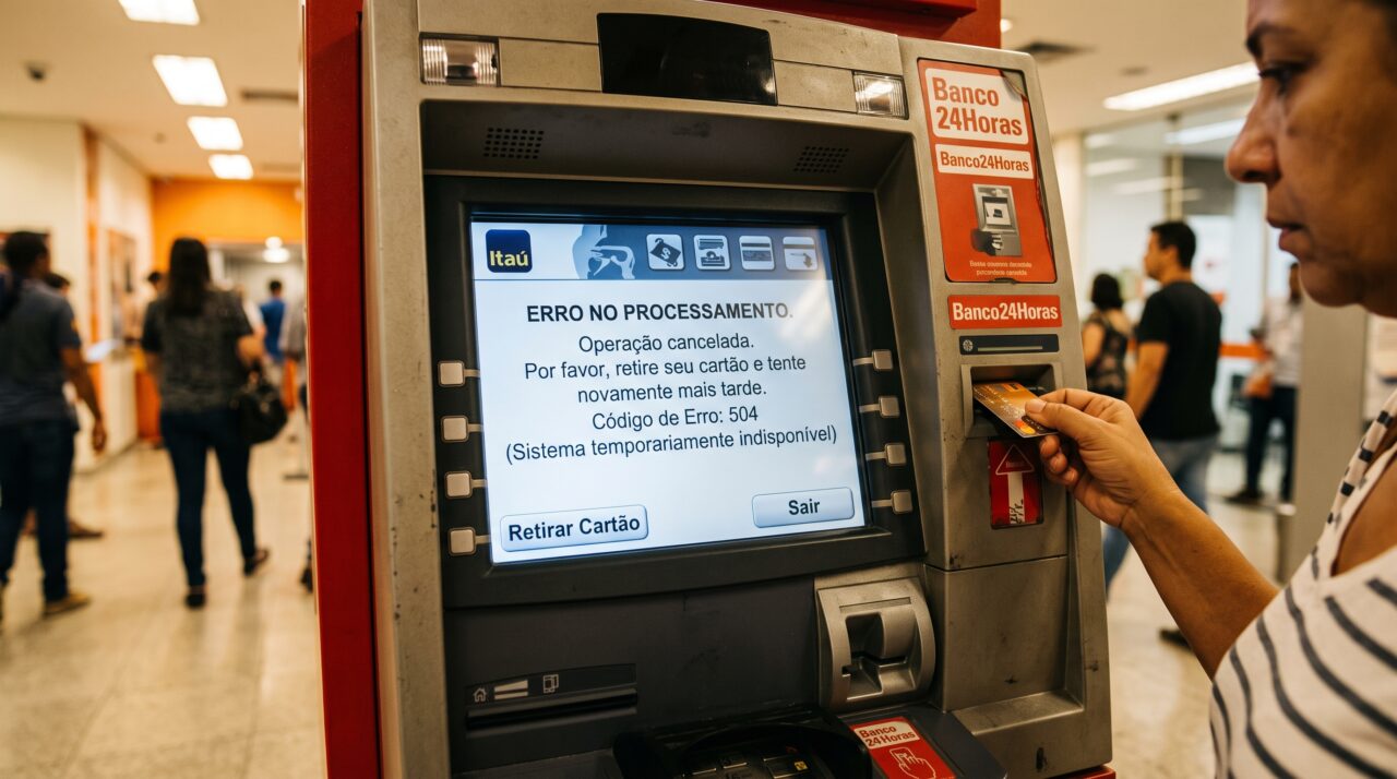 O que fazer quando o caixa eletrônico falha no saque ou depósito