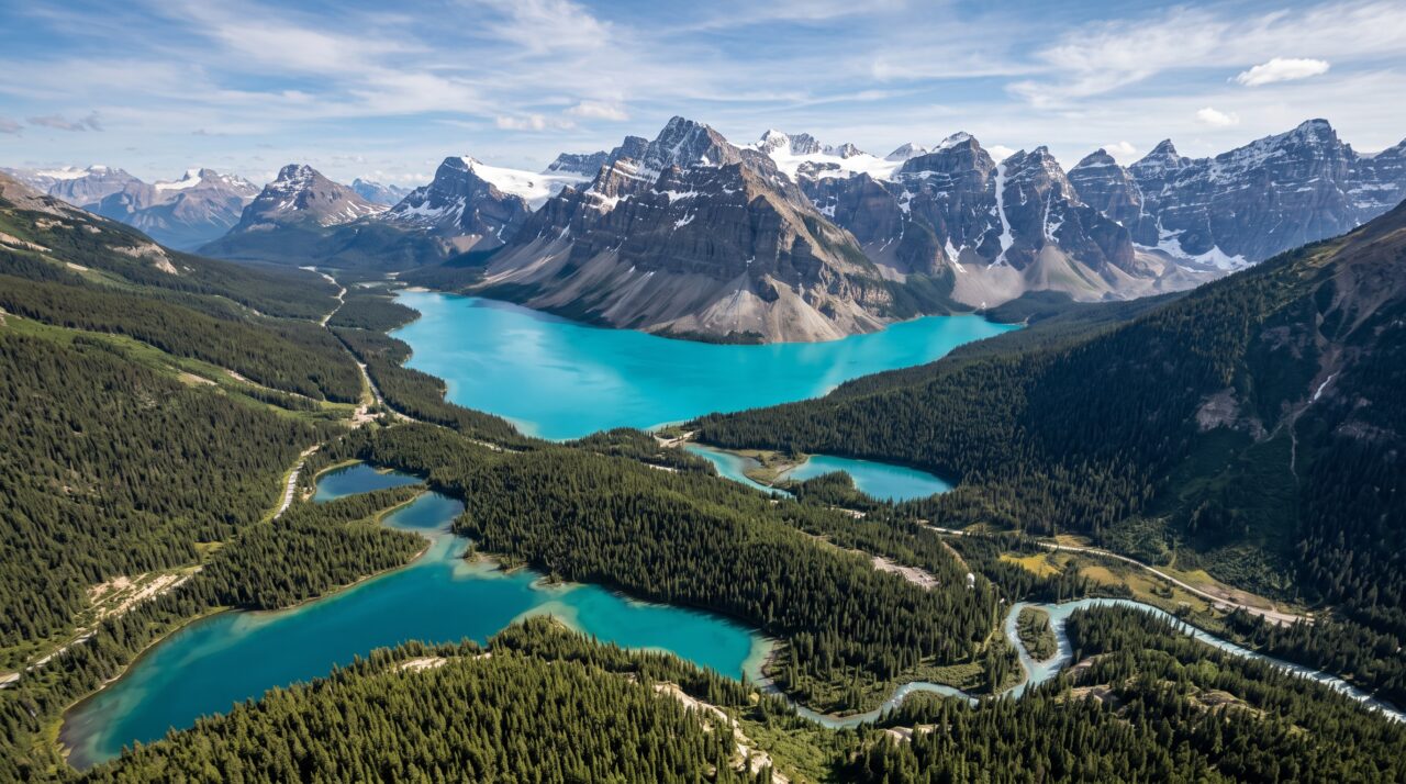 A origem e a enorme quantidade de lagos no Canadá formados na Era do Gelo.