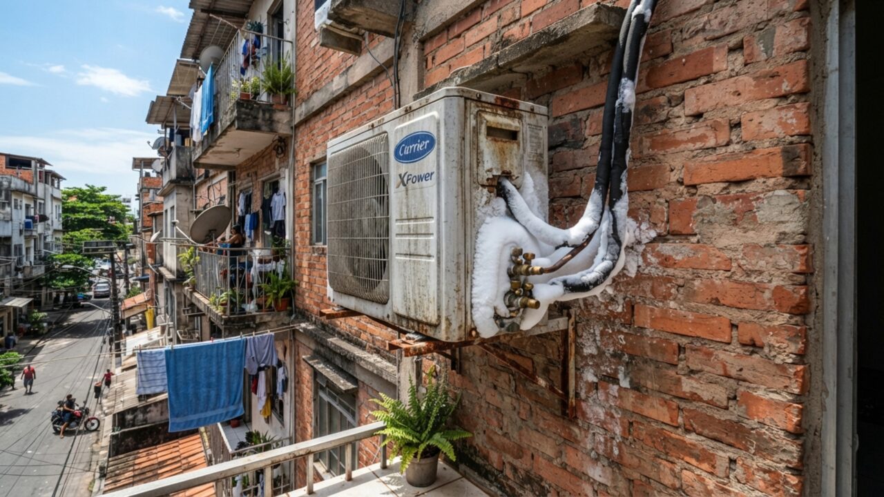Ar condicionado inverter promete economia mas dobra a conta de luz, loja diz ser erro de uso e laudo técnico mostra que sensor térmico veio isolado de fabrica