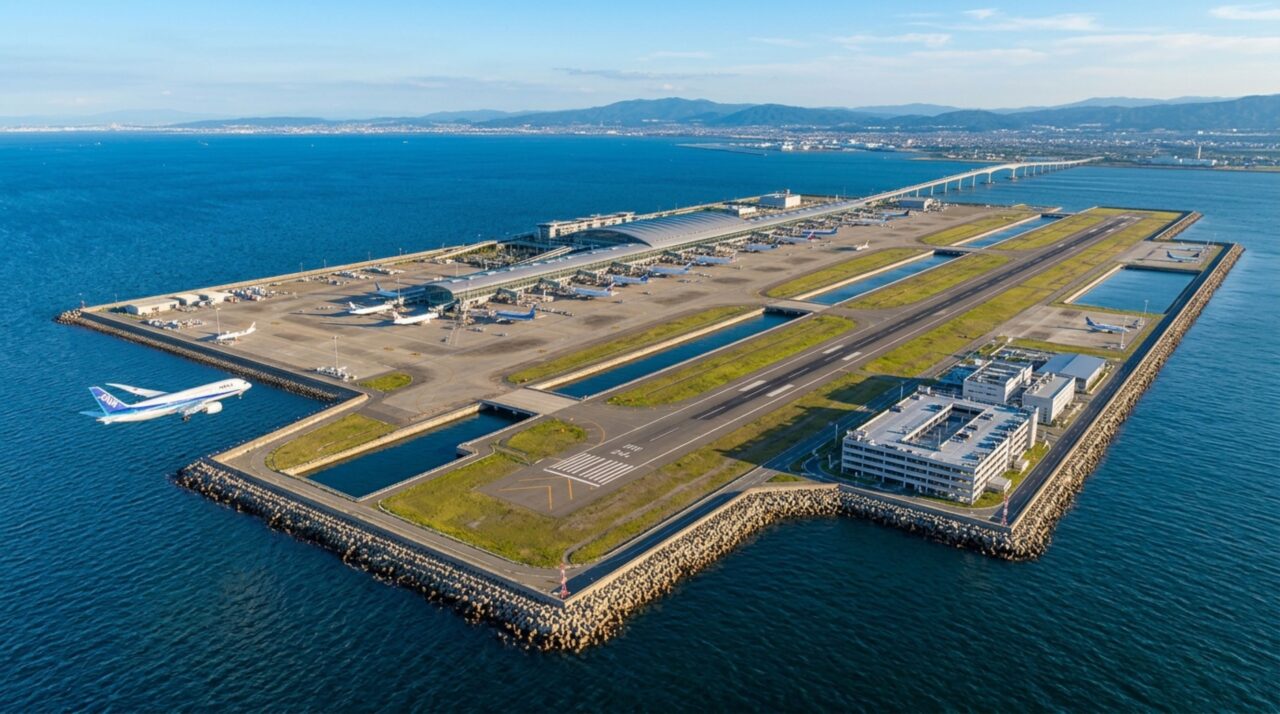 O aeroporto flutuante de R$ 20 bilhões de reais construído no meio do oceano que está afundando centímetros por ano e ninguém sabe até quando resiste