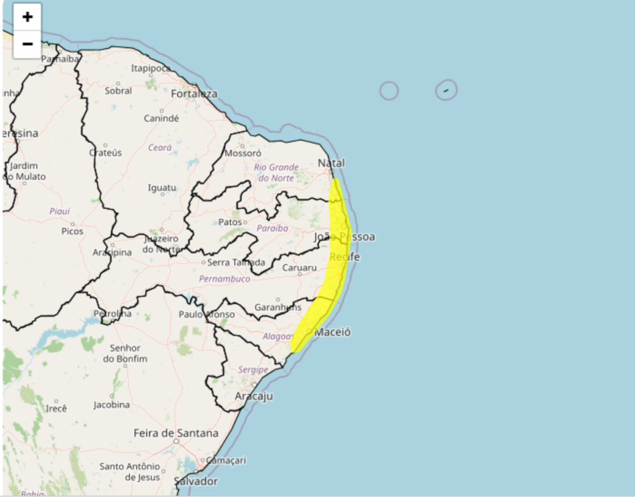 Alerta Inmet para chuvas intensas e risco de alagamento nesta 3°feira, 04; veja as regiões