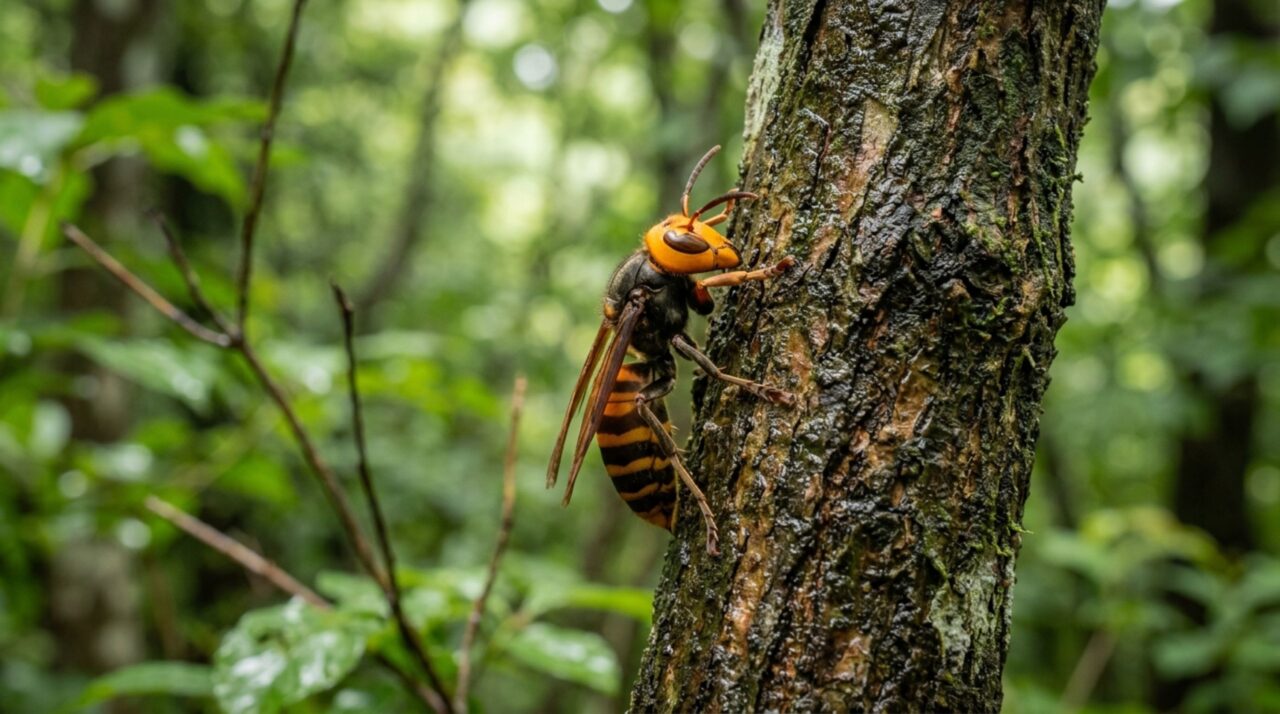 O inseto gigante voador de até 5 centímetros com veneno capaz de destruir tecidos humanos que já apareceu longe de sua região natural