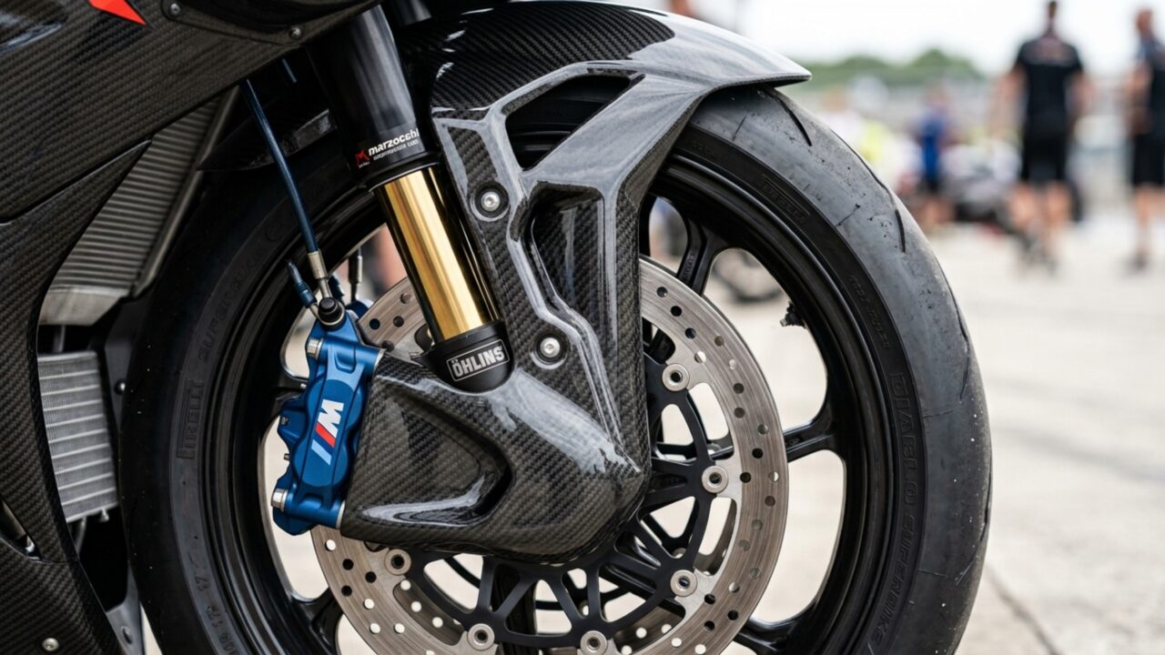 Superbike de R$ 139.990 extrai 210 cv de um motor de 999 cilindradas e usa dutos no para-lama para resfriar as pinças de freio