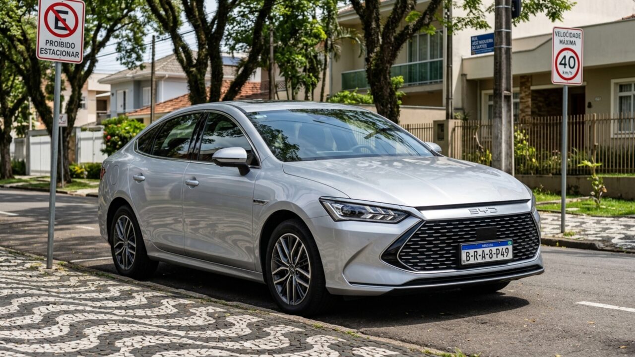 Híbrido da BYD roda até 1.175 km e chega ao equivalente de 44,2 km/l quando trabalha no modo elétrico