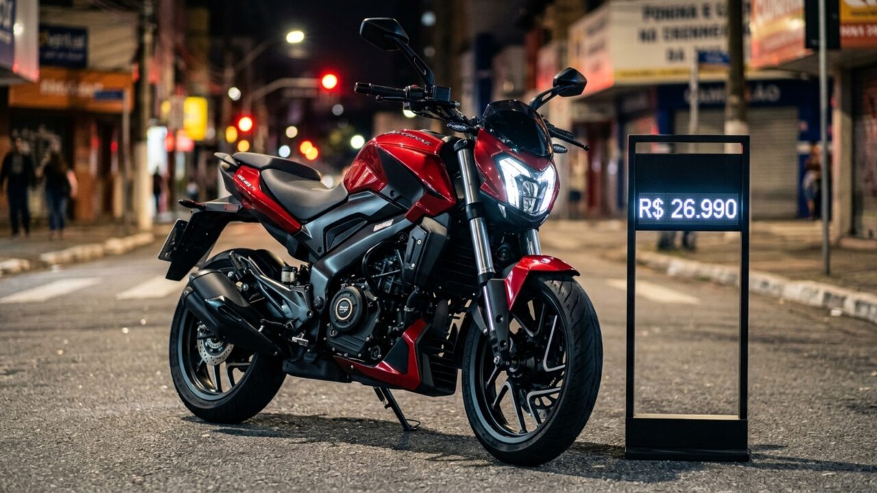 Moto de R$ 26.990 entrega 40 cv, quatro modos de pilotagem e controle de tração em pacote difícil de ignorar