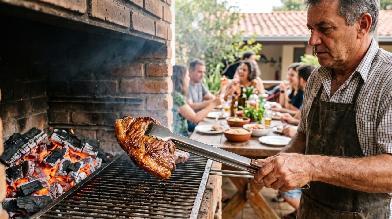 Carvão demais não significa churrasqueira melhor e pode deixar o churrasqueiro sem nenhum lugar para salvar uma carne que começa a passar do ponto