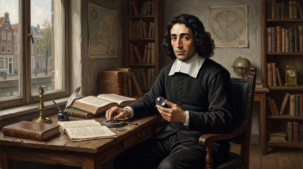 A visão de Baruch Spinoza sobre a paz interior e o bem-estar mental