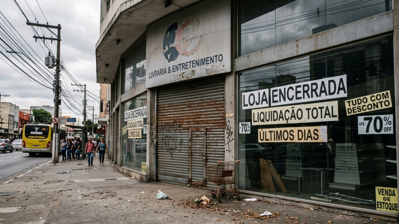 Depois de 48 anos, rede de livros e filmes fecha 126 lojas após falência e deixa mais de 3 mil trabalhadores sem emprego