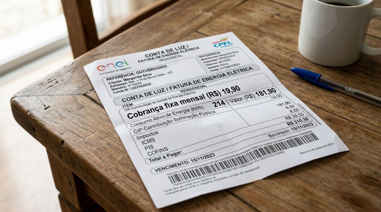 Adeus taxa mínima da conta de luz: a agência reguladora propõe acabar com a cobrança de 30, 50 e 100 quilowatts-hora que existe desde 1975, trocar por um valor fixo em reais, e a proposta fica em consulta pública até setembro