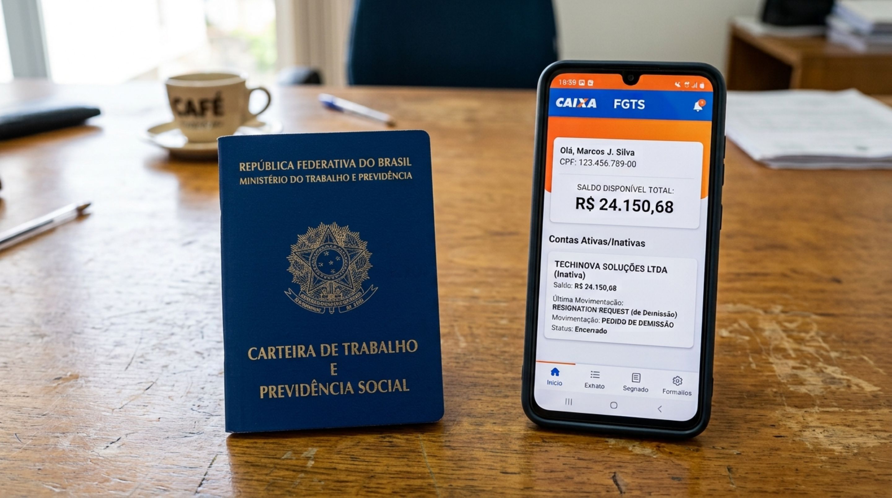 Trabalhador deixa a empresa e descobre que nem todo término de contrato libera o saldo completo do FGTS - QTU Questões do Universo