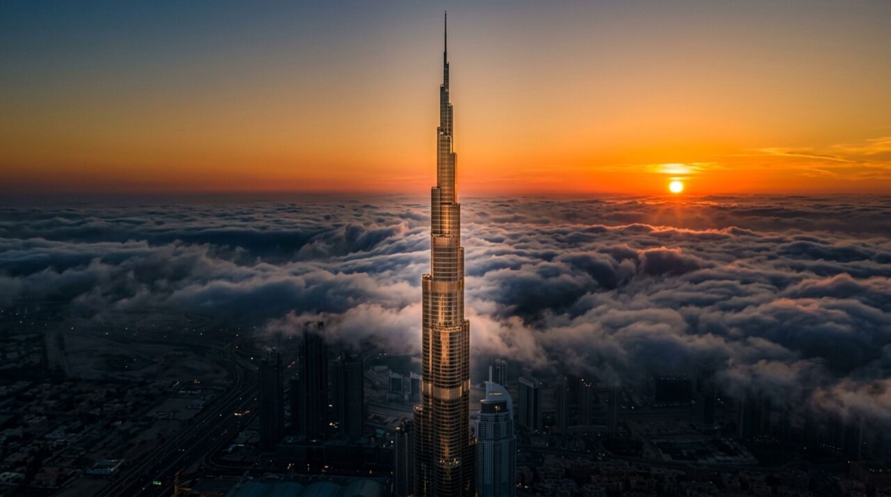 O arranha-céu colossal de 828 metros de altura onde os moradores do topo vivem em um fuso horário completamente diferente do resto do mundo