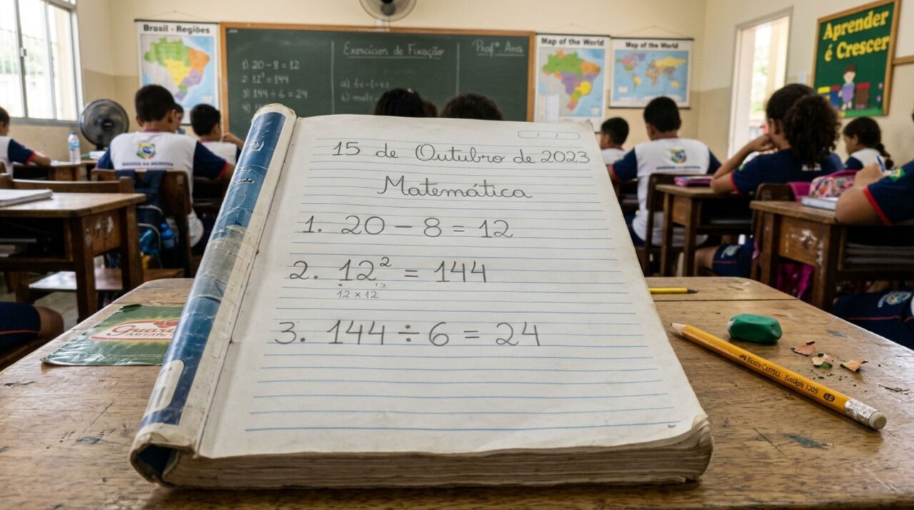 Você consegue resolver (20 − 8)² ÷ 6 sem usar a calculadora?