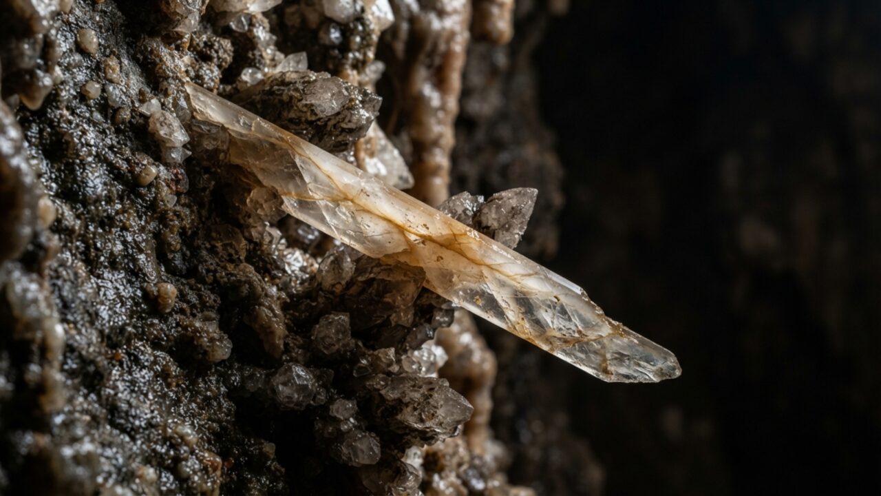 Uma caverna esconde lâminas de calcita que se cruzam como favos e quase nenhum outro lugar possui tanta formação desse tipo