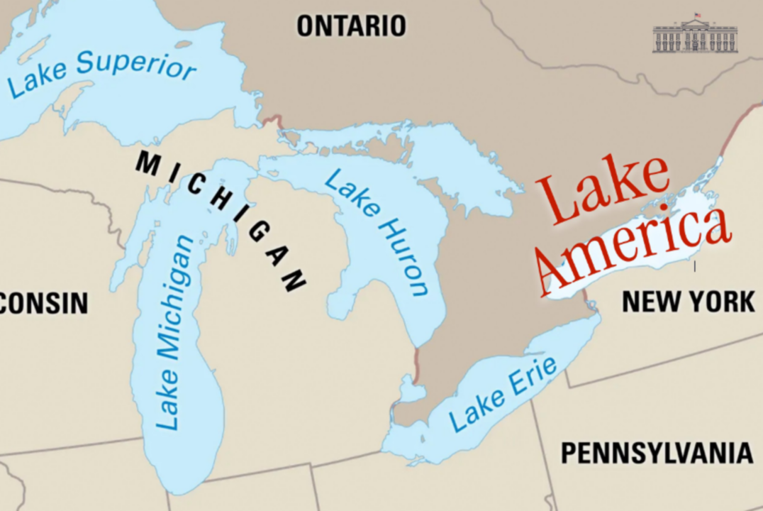 Crusoé: Trump determina novo nome para o Lago Ontário