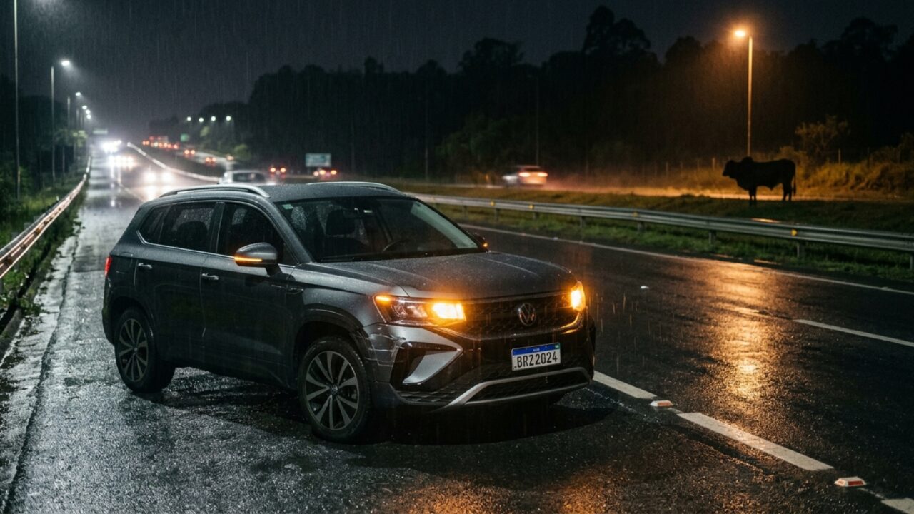Motorista atinge animal solto em rodovia pedagiada e recebe orçamento de R$ 18 mil enquanto concessionária nega responsabilidade por não ter registrado a presença do animal