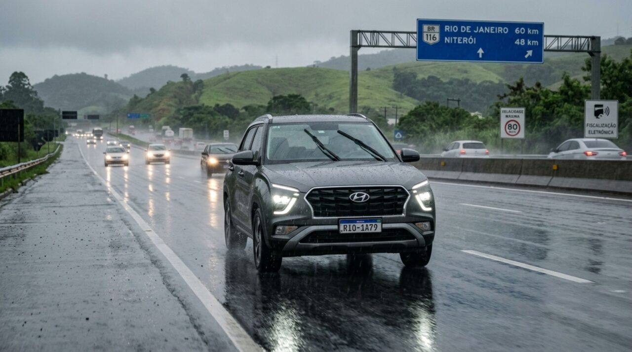 Motorista dirige durante o dia com os faróis apagados porque a estrada está clara, mas descobre na rodovia que a regra depende do tipo de via e do sistema do veículo