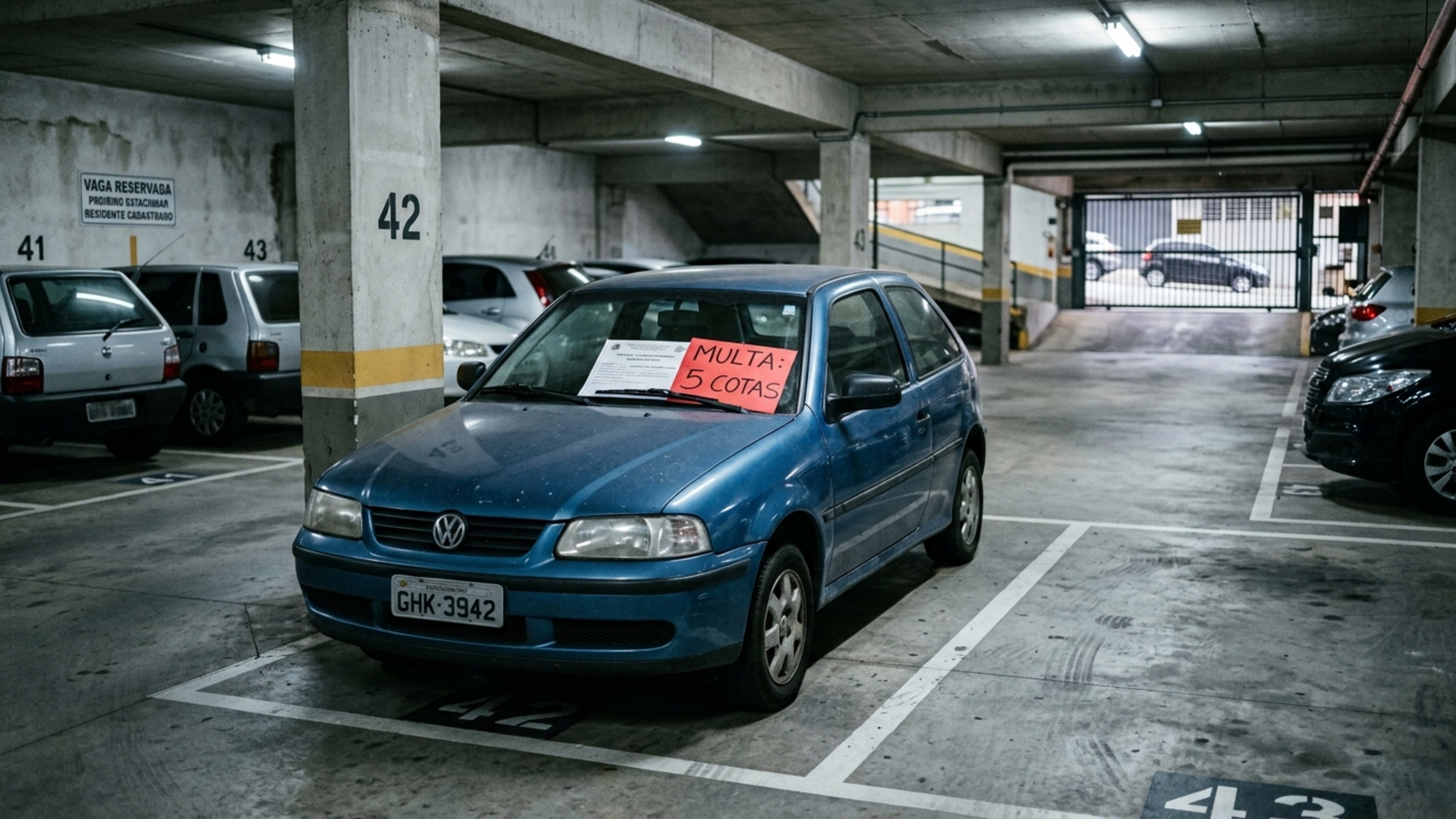 Proprietrio empresta vaga de garagem ao vizinho durante vi | QTU - Notícias