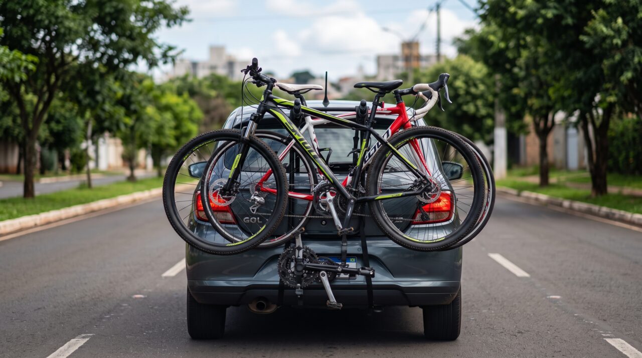 Levar bicicleta na traseira do carro dá multa se tampar a placa do veículo?