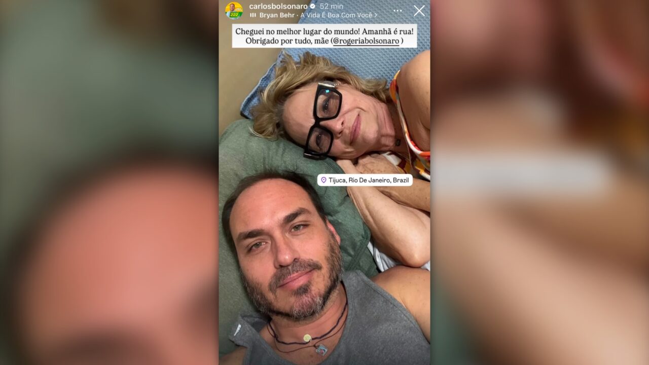 Candidato por SC, Carluxo posta foto no RJ e diz estar no “melhor lugar do mundo”