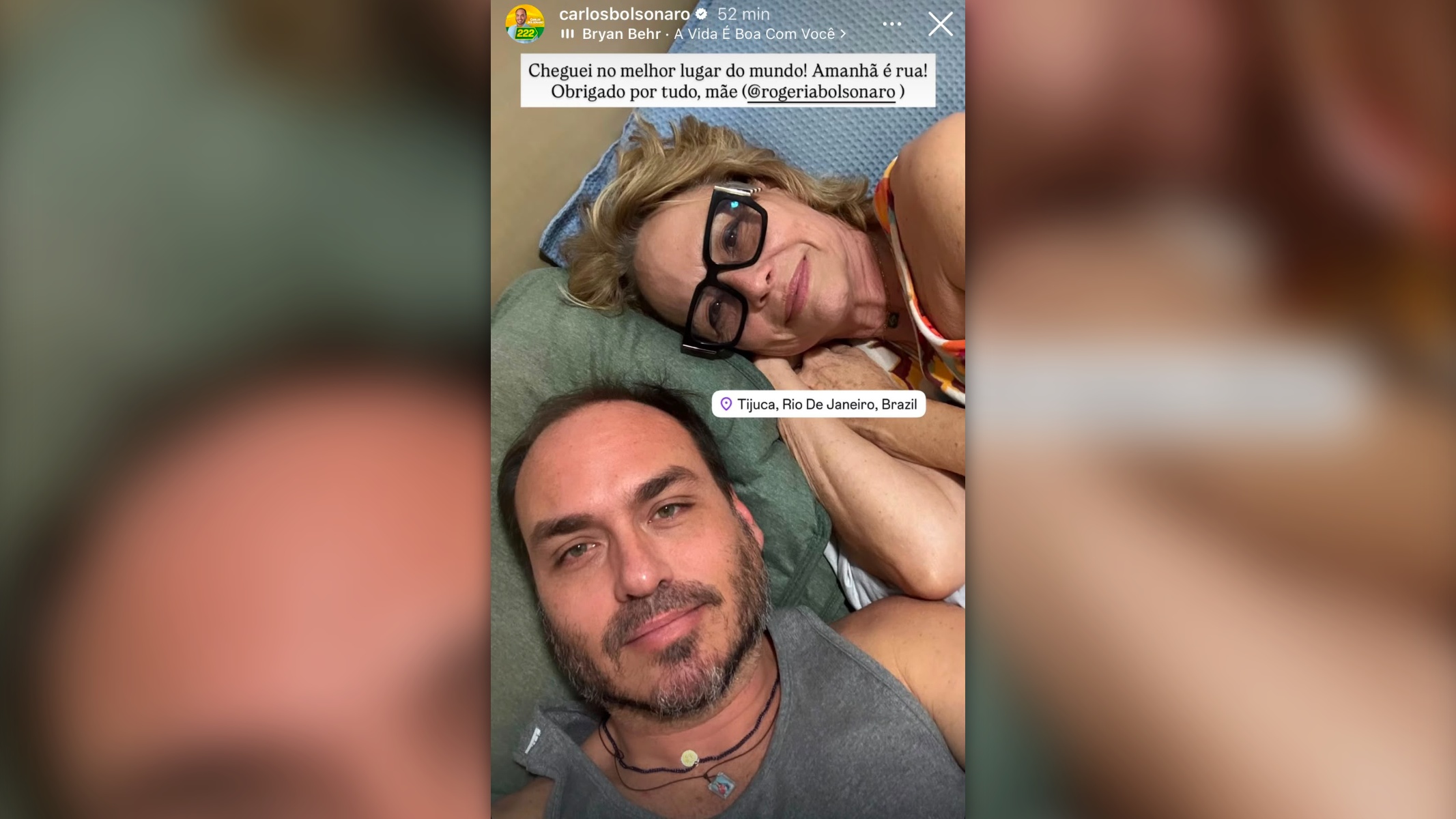 Candidato por SC Carluxo posta foto no RJ e diz estar no | Brasil | QTU - Notícias