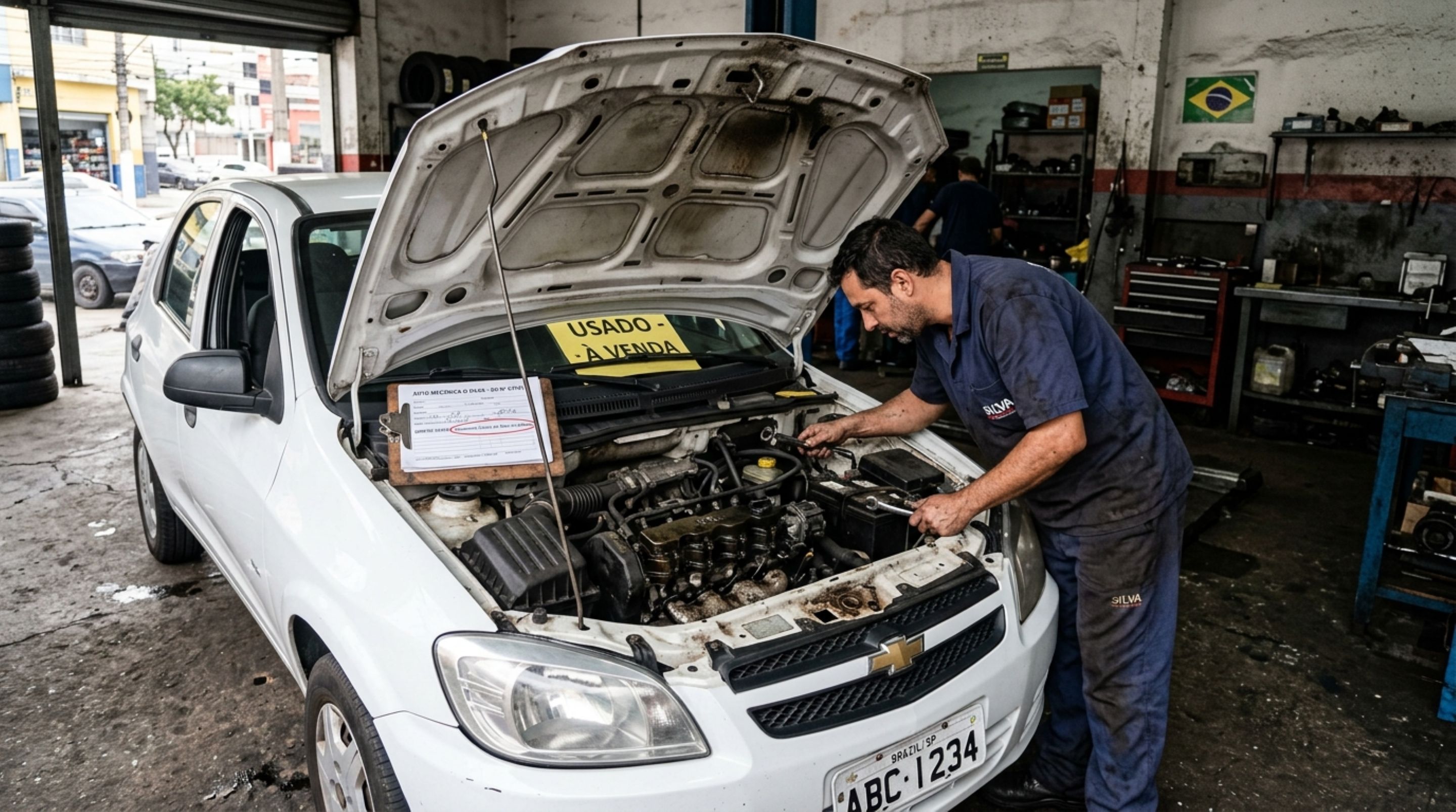 Comprador leva um carro usado para casa, descobre um defeito grave semanas depois e a loja se recusa a pagar o conserto, alegando desgaste natural, mesmo com a compra ainda recente - QTU Questões do Universo