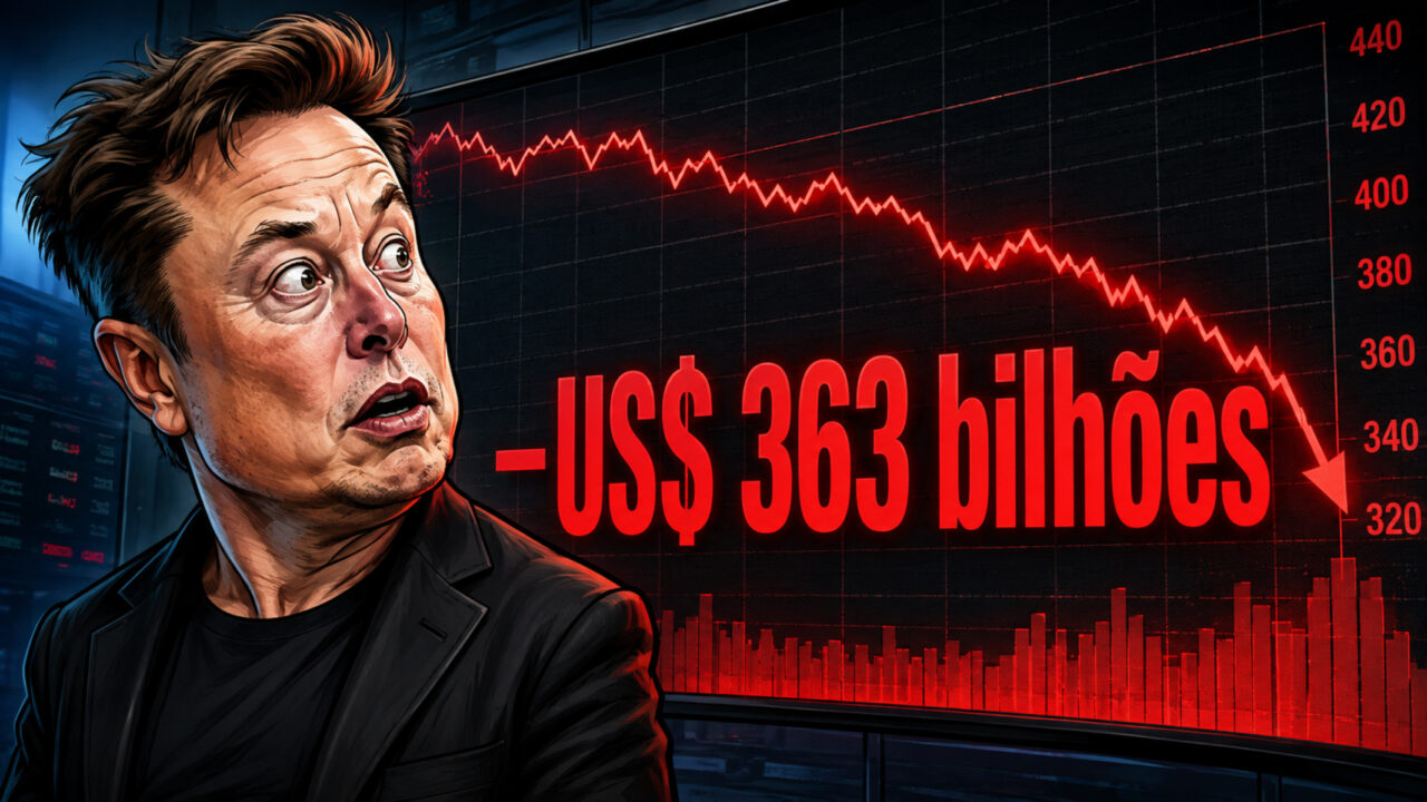 Ele ainda continua no topo do ranking da Forbes mesmo após perder US$ 363 bilhões em um único mês