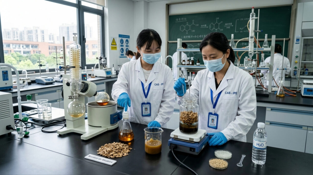 Cientistas chineses transformam resíduos de madeira em uma nova matéria-prima para plásticos sustentáveis usando apenas água