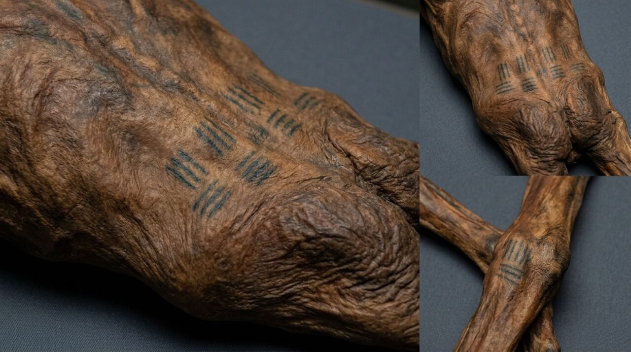 A localização das tatuagens de Ötzi perto de áreas com desgaste corporal sustenta a hipótese de uma possível função terapêutica, ainda não comprovada