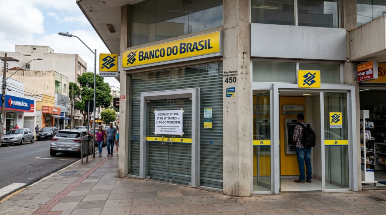Clientes ficam sem atendimento bancário nesta terça-feira, dia 01