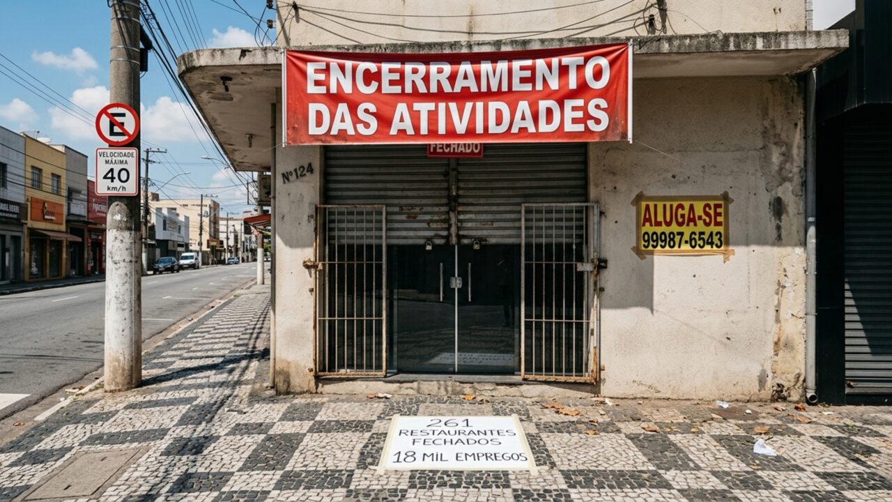Dona de redes de restaurantes fecha 261 unidades e cerca de 18 mil trabalhadores se despedem após a falência