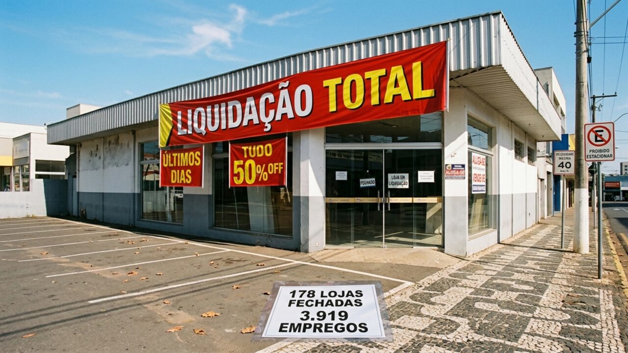 Rede de materiais para construção entra em colapso com 178 lojas e quase 4 mil trabalhadores diante da despedida