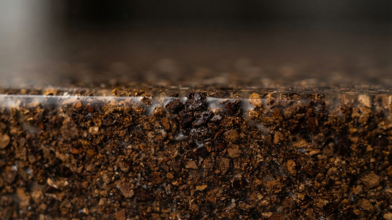 O piso sustentável feito com borra de café e resina: como a nova tendência de revestimento ecológico repele insetos naturalmente e aquece o ambiente