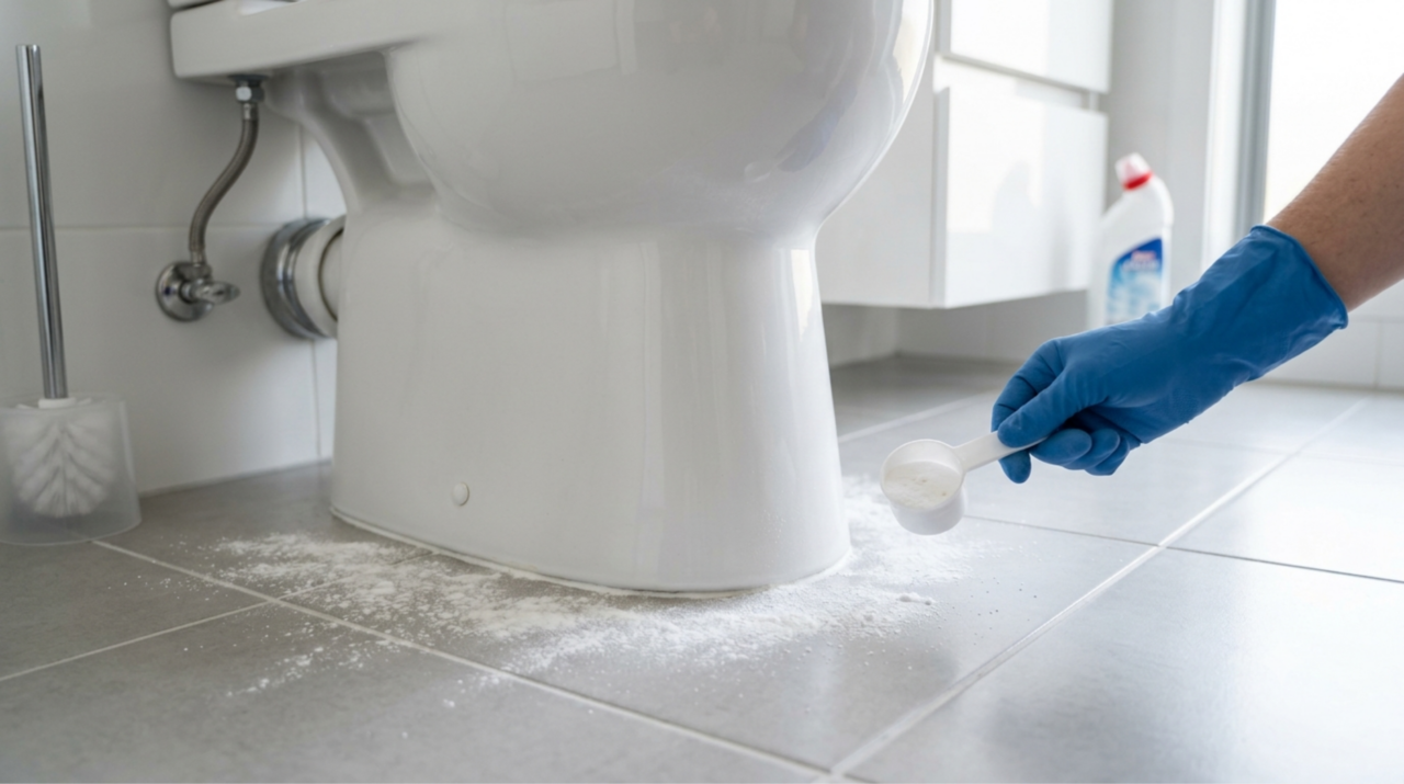 Colocar bicarbonato de sódio ao redor do vaso sanitário: para que serve e por que recomendam