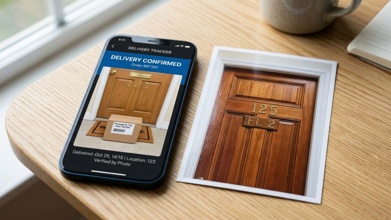 Entregador fotografa pacote de R$ 7.800 diante de uma porta parecida, marca pedido como concluído e comprador percebe que a casa não era a sua