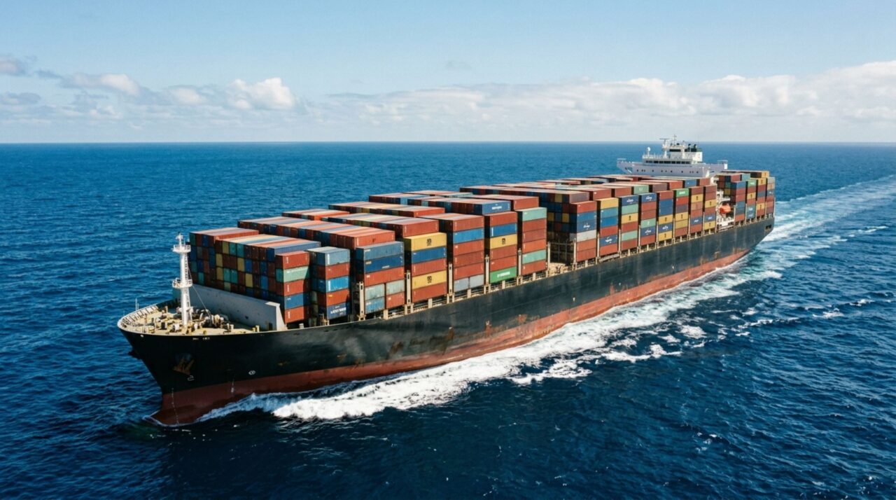 O navio colossal de 400 metros de comprimento que carrega 24.000 contêineres e esconde um motor do tamanho de um prédio de 4 andares