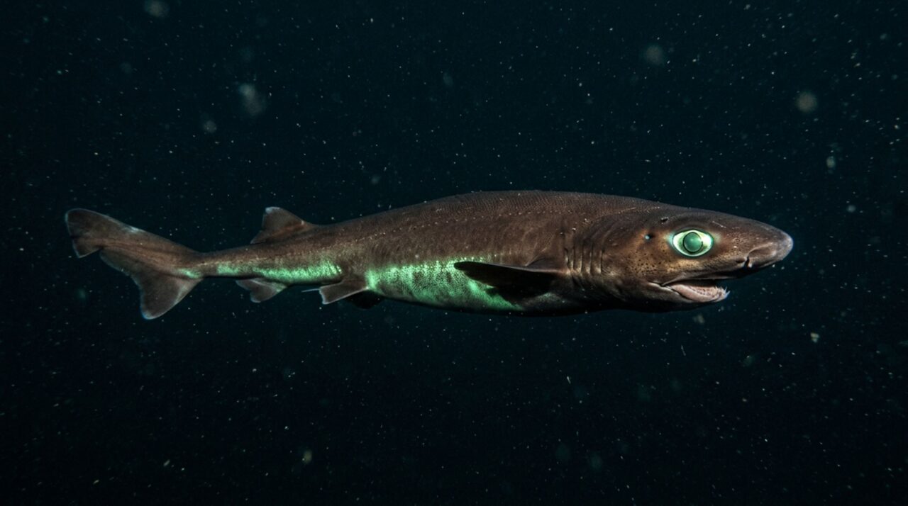 O tubarão de apenas 56 cm que deixa marcas redondas em baleias e golfinhos e já danificou equipamentos de submarinos da Marinha dos EUA